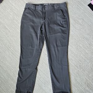 Eddie Bauer Gray Chinos Classic Cotton Blend